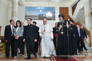 13-Viaggio Apostolico in Egitto: Visita di cortesia a S.S. Papa Tawadros II