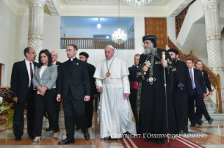 13-Apostolic Journey to Egypt: Courtesy visit to H.H. Pope Tawadros II 