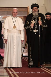 2-Voyage aspostolique en Égypte : Visite de courtoisie à S.S. le Pape Tawadros II