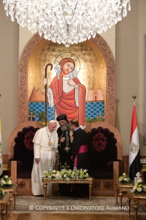 7-Apostolische Reise nach Ägypten: Höflichkeitsbesuch bei Papst Tawadros II. 