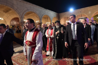 4-Apostolische Reise nach Ägypten: Höflichkeitsbesuch bei Papst Tawadros II. 