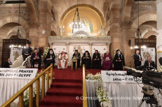 6-Apostolische Reise nach Ägypten: Höflichkeitsbesuch bei Papst Tawadros II. 