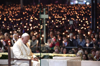 11-Pilgerreise nach Fatima: Segnung der Kerzen