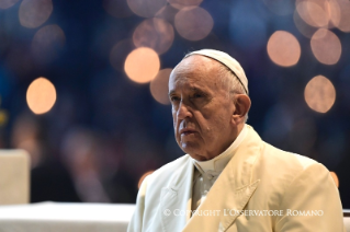 12-Pilgrimage to F&#xe1;tima: Blessing of the candles at the Chapel of the Apparitions