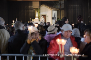 3-Pèlerinage à Fátima : Bénédiction des cierges