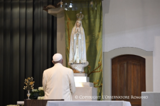 5-Pèlerinage à Fátima : Bénédiction des cierges