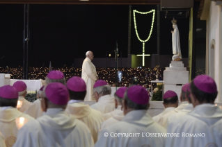 1-Pèlerinage à Fátima : Bénédiction des cierges