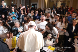 4-Pastoral Visit to Genoa: Encounter with young people of the Diocesan Mission