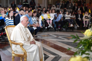 3-Pastoral Visit to Genoa: Encounter with young people of the Diocesan Mission