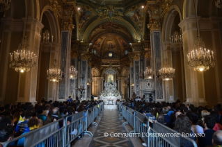8-Pastoral Visit to Genoa: Encounter with young people of the Diocesan Mission