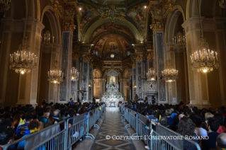 8-Visita pastoral a Génova: Encuentro con los j&#xf3;venes de la Misi&#xf3;n Diocesana