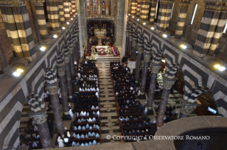 8-Visita Pastorale: Incontro con i Vescovi della Liguria, Clero, Seminaristi e Religiosi della Regione, Collaboratori Laici della Curia, Rappresentanti di altre Confessioni