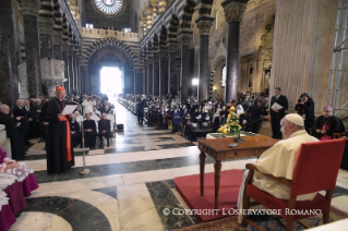 16-Visita Pastorale: Incontro con i Vescovi della Liguria, Clero, Seminaristi e Religiosi della Regione, Collaboratori Laici della Curia, Rappresentanti di altre Confessioni