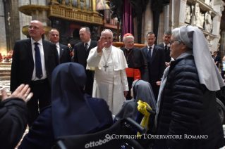 3-Pastoralbesuch: Begegnung mit Priestern und Ordensleuten