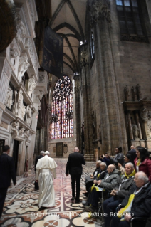 12-Pastoral Visit: Meeting with priests and consecrated persons gathered in the Duomo