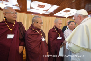 0-Voyage apostolique au Myanmar : Rencontre avec les responsables religieux