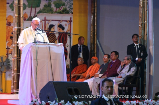 5-Apostolische Reise nach Bangladesch: Interreligöses und ökumenisches Friedenstreffen