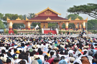 6-Voyage apostolique au Myanmar : Messe