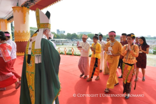 15-Voyage apostolique au Myanmar : Messe