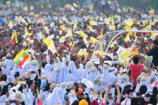 21-Voyage apostolique au Myanmar : Messe