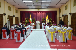 4-Viaje apostólico a Myanmar: Encuentro con los obispos del país
