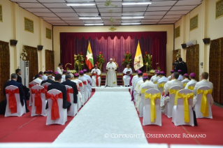 4-Apostolic Journey to Myanmar: Meeting with the Bishops of Myanmar