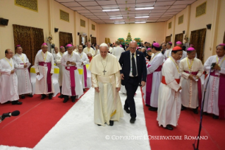 8-Apostolic Journey to Myanmar: Meeting with the Bishops of Myanmar