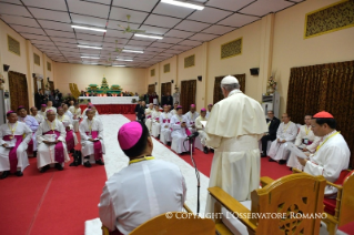 7-Voyage apostolique au Myanmar : Rencontre avec les &#xe9;v&#xea;ques du Myanmar