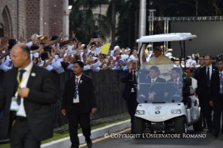 20-Viaje apostólico a Myanmar: Encuentro con los obispos del país