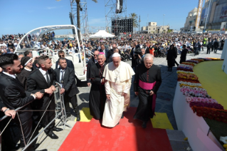 4-Visita pastoral a Molfetta, Bari: Concelebración eucarística
