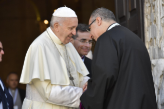 0-Besuch in Bari: Begrüßung der Patriarchen und Verehrung der Reliquien des hl. Nikolaus