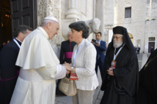 1-Besuch in Bari: Begrüßung der Patriarchen und Verehrung der Reliquien des hl. Nikolaus