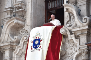 2-Apostolic Journey to Chile and Peru: Recitation of the Angelus Prayer