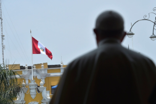 5-Apostolic Journey to Chile and Peru: Recitation of the Angelus Prayer