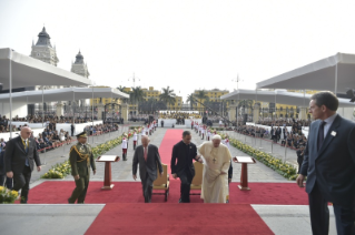 9-Apostolic Journey to Per&#xf9;: Meeting with Authorities, the Civil Society and the Diplomatic Corps 