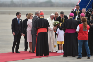 4-Viagem Apostólica ao Peru: Cerimônia de boas-vindas