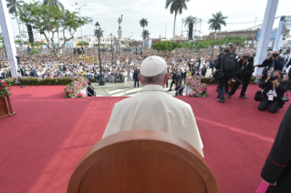 8-Viaggio Apostolico in Per&#xf9;: Celebrazione Mariana - Virgen de la Puerta  