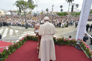 10-Voyage apostolique au P&#xe9;rou : Celebration mariale en l'honneur de la Vierge de la Porte