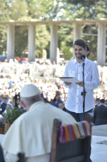 12-Viaje apostólico a Chile: Encuentro con los jóvenes