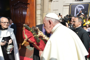 2-Viagem Apostólica ao Peru: Oração da Hora Média com as Religiosas de Vida Contemplativa