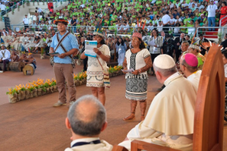 17-Apostolic Journey to Peru: Meeting with indigenous people of the Amazon Region 