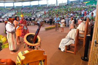 20-Apostolic Journey to Peru: Meeting with indigenous people of the Amazon Region 