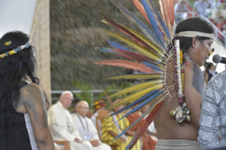 9-Apostolic Journey to Peru: Meeting with indigenous people of the Amazon Region