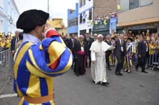 5-Apostolische Reise nach Peru: Begegnung mit den Priestern, Ordensleuten und Seminaristen der Kirchenprovinzen Nord-Perus 