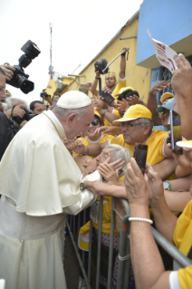 8-Viaggio Apostolico in Per&#xf9;: Incontro con i Sacerdoti, Religiosi/e, Seminaristi delle Circoscrizioni Ecclesiastiche del Nord del Per&#xf9;  