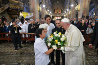 7-Apostolische Reise nach Chile: Begegnung mit Priestern, Ordensleuten, Geweihten und Seminaristen