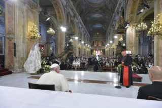 8-Apostolic Journey to Chile: Meeting with Priests, Religious Men and Women, Consecrated and Seminarians