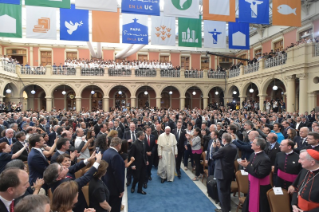 5-Viaggio Apostolico in Cile: Visita alla Pontificia Universit&#xe0; Cattolica del Cile