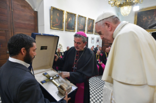 7-Apostolic Journey to Chile: Meeting with the Bishops