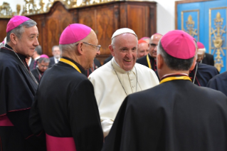 3-Apostolic Journey to Chile: Meeting with the Bishops 